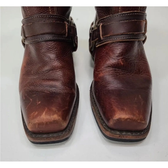 Frye Brown Leather Women's Boots - Picture 6 of 11